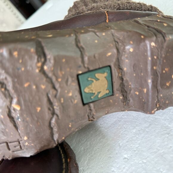 Size 6 - EUC El Naturalista Yggdrasil Red Leather Fold Over Sock Boots - Picture 11 of 11